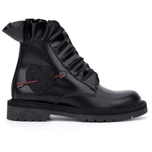 VALENTINO GARAVANI combat love boot size 5